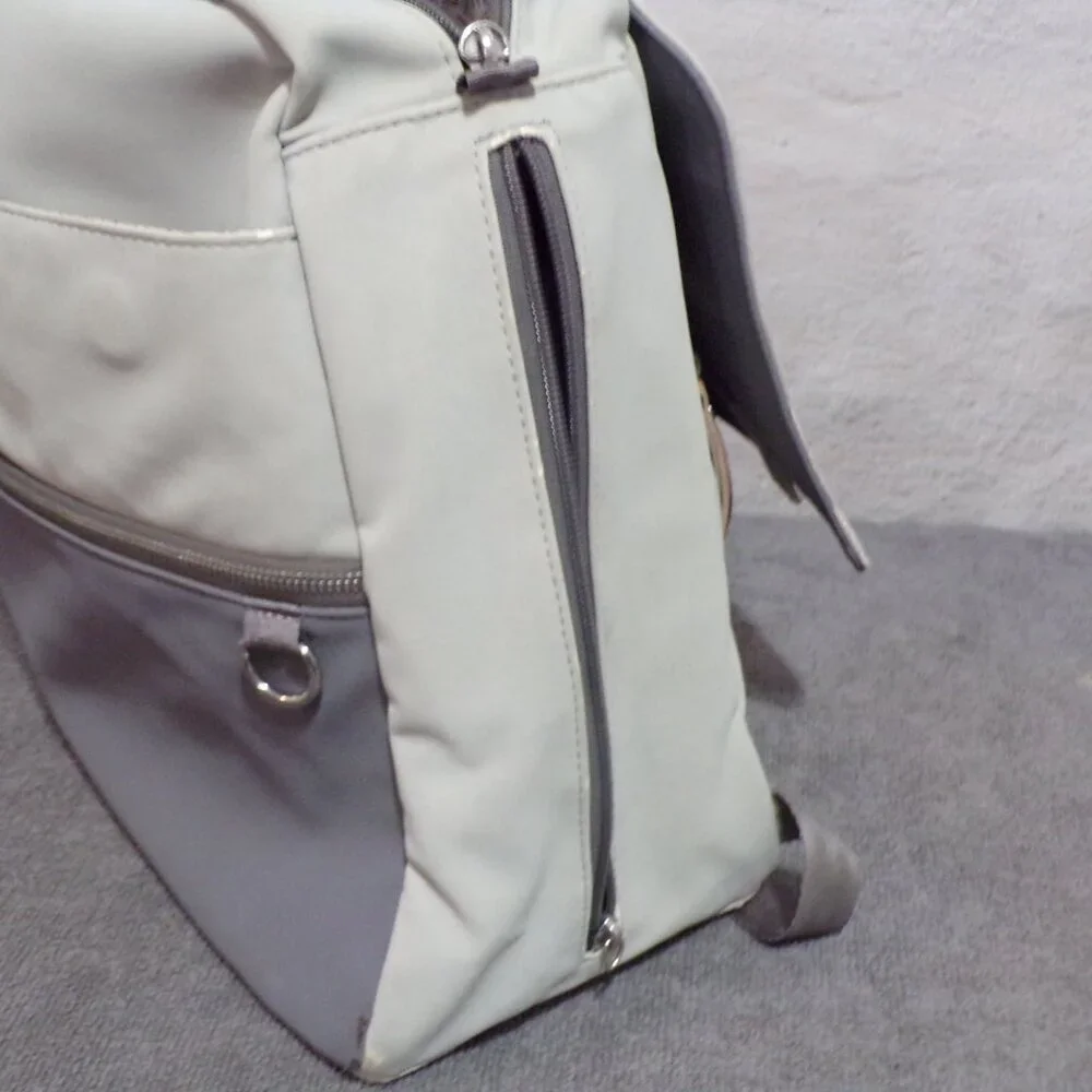 Petunia Pickly Bottom Backpack or Diaper Bag or Cooler Gray and Ton's of Storage